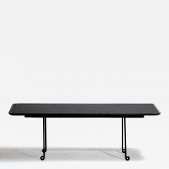 Coffee table with black stone top - 4391850