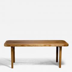 Coffee table with intarsia decoration - 4351012