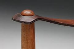 Cognac leather mid century modern easy Chair Sweden 1960s - 3405701