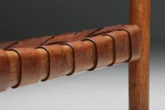 Cognac leather mid century modern easy Chair Sweden 1960s - 3405705