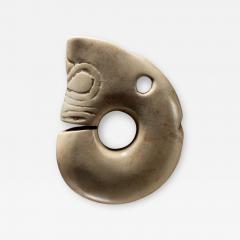 Coiled Zhulong Pig Dragon Late Neolithic Period Hongshan Culture - 3593249