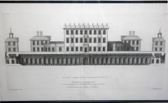 Colen Campbell Rare set of 3 English architectural copper engravings by Colen Campbell - 732837