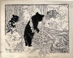 Colista Mrs E H Dowling Baby Bears Original Illustration Female Illustrator - 4597878