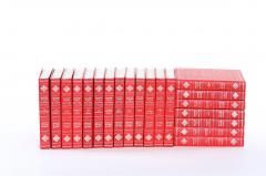 Collection Gilt Leather Bound Books Twenty Volumes - 1825697