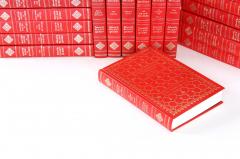 Collection Gilt Leather Bound Books Twenty Volumes - 1825733