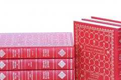 Collection Gilt Leather Bound Books Twenty Volumes - 1825735