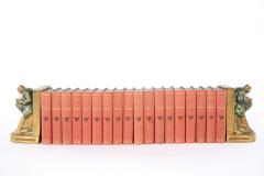 Collection Gilt Leather Bound Library Book Set - 1960739