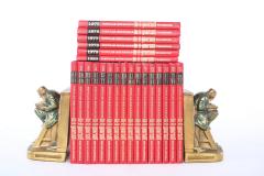 Collection Gilt Leather Bound Library Book Set - 1960750