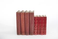 Collection Gilt Leather Bound Library Book Set - 2107175