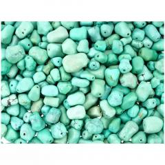 Collection Of Huge Drilled Green Turquoise Beads - 4054172