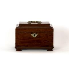 Collection Of Six Solid Mahogany George III Tea Caddies Boxes - 2538294