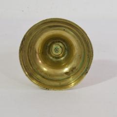 Collection of 3 French 19th Century Brass Bistro Push Up Candleholders - 4113861