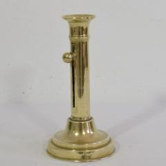Collection of 3 French 19th Century Brass Bistro Push Up Candleholders - 4113869