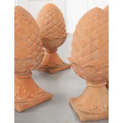 Collection of 5 Terracotta Pineapple Finials - 2245528