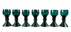 Collection of 61 Green Glasses - 4129457