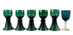 Collection of 61 Green Glasses - 4129459
