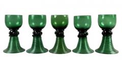 Collection of 61 Green Glasses - 4129462