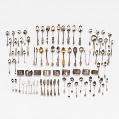 Collection of 80 Silver and Gilt Table Wares - 4168123