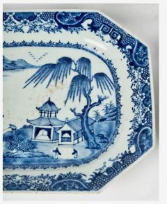 Collection of Chinese Export Blue White Platters - 3720569