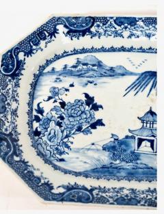 Collection of Chinese Export Blue White Platters - 3720571