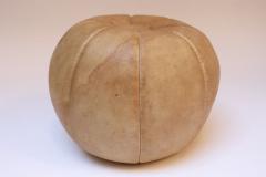 Collection of Five Vintage European Leather Medicine Balls - 3996633
