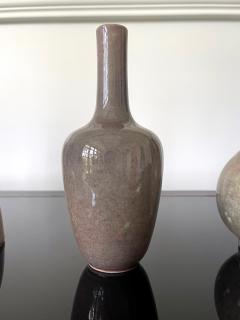Collection of Four Chinese Ceramic Vases with Peachbloom Glaze - 3077381