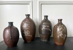 Collection of Four Japanese Tamba Sake Bottles - 2181527