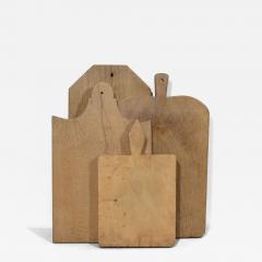 Collection of Four Rare French 19th Century Wooden Chopping or Cutting Boards - 4151605