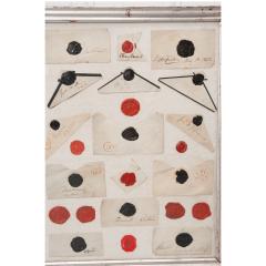 Collection of French 19th Century Framed Wax Seals - 1941689