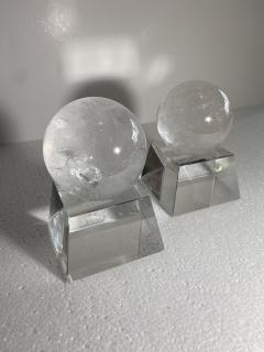 Collection of Rock Crystal Spheres - 4195514