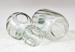 Collection of Three Glass Pumpkins - 4331364