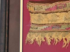 Collection of Two Framed Pre Columbian Textile Panels Chimu Chancay Culture - 4289248