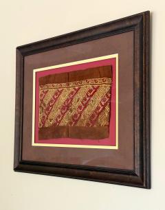 Collection of Two Framed Pre Columbian Textile Panels Chimu Chancay Culture - 4289251