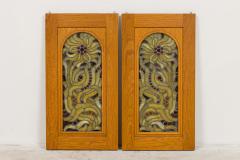 Collection of Various American Framed Stained Glass Panels - 4670121