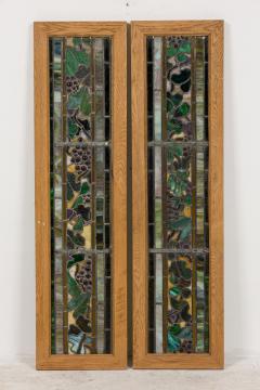 Collection of Various American Framed Stained Glass Panels - 4670122