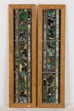 Collection of Various American Framed Stained Glass Panels - 4670123
