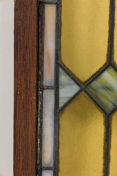 Collection of Various American Framed Stained Glass Panels - 4670126