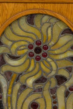 Collection of Various American Framed Stained Glass Panels - 4670127
