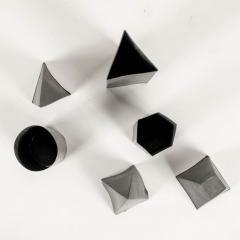 Collection of Vintage Geometric Forms in Zinc - 3290506