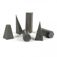 Collection of Vintage Geometric Forms in Zinc - 3290507