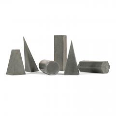 Collection of Vintage Geometric Forms in Zinc - 3290514