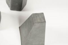 Collection of Vintage Geometric Forms in Zinc - 3290515