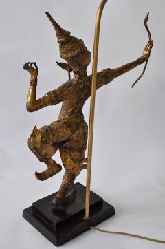 Collection of Vintage Thai Figure Lamps - 364992
