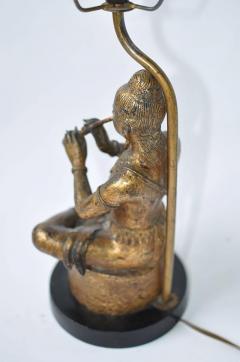 Collection of Vintage Thai Figure Lamps - 364994