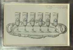 Collection of Watercolour Designs for Silverware  - 2231602