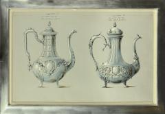Collection of Watercolour Designs for Silverware  - 2231608
