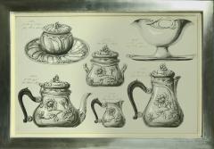 Collection of Watercolour Designs for Silverware  - 2231610