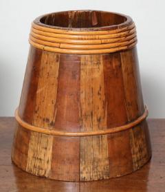 Collection of Willow Banded Treen Vessels - 624468