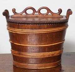 Collection of Willow Banded Treen Vessels - 624472