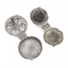 Collection of eight American pewter ice cream moulds - 3446609